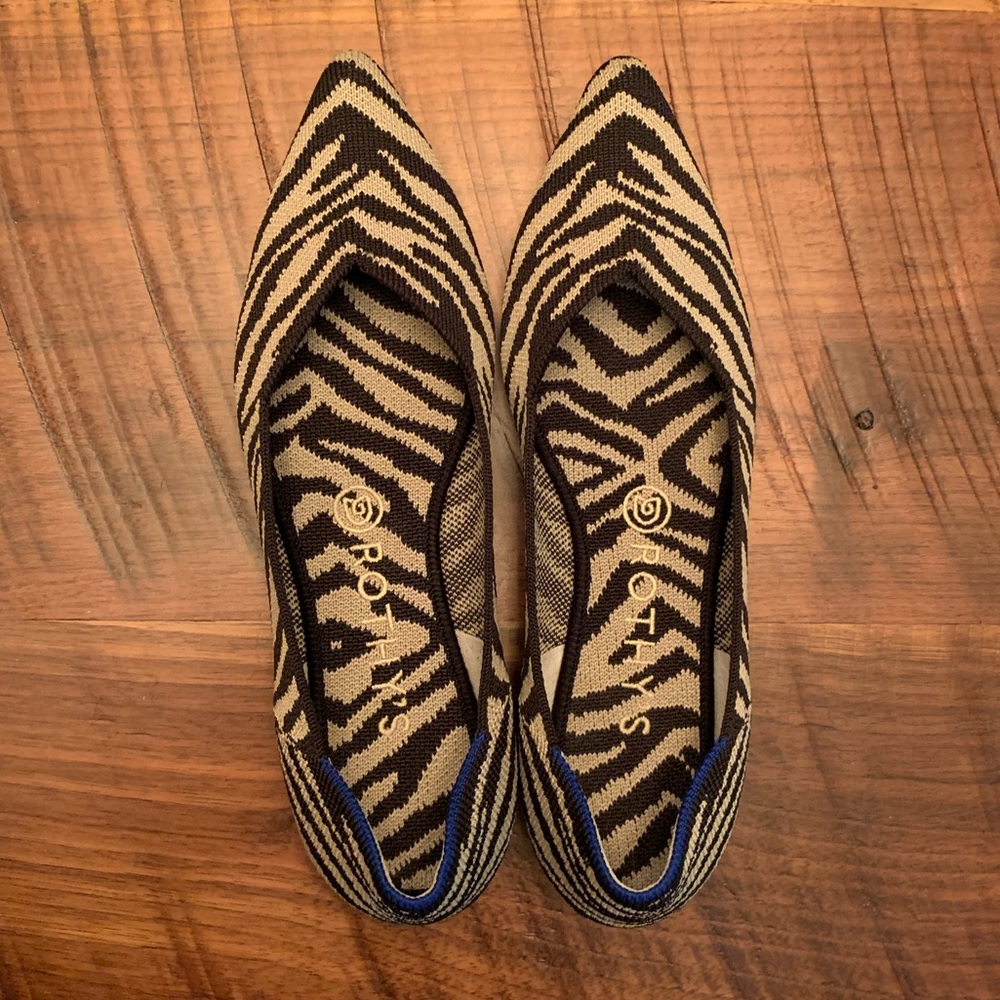 Rothy’s Zebra Points: Size 8